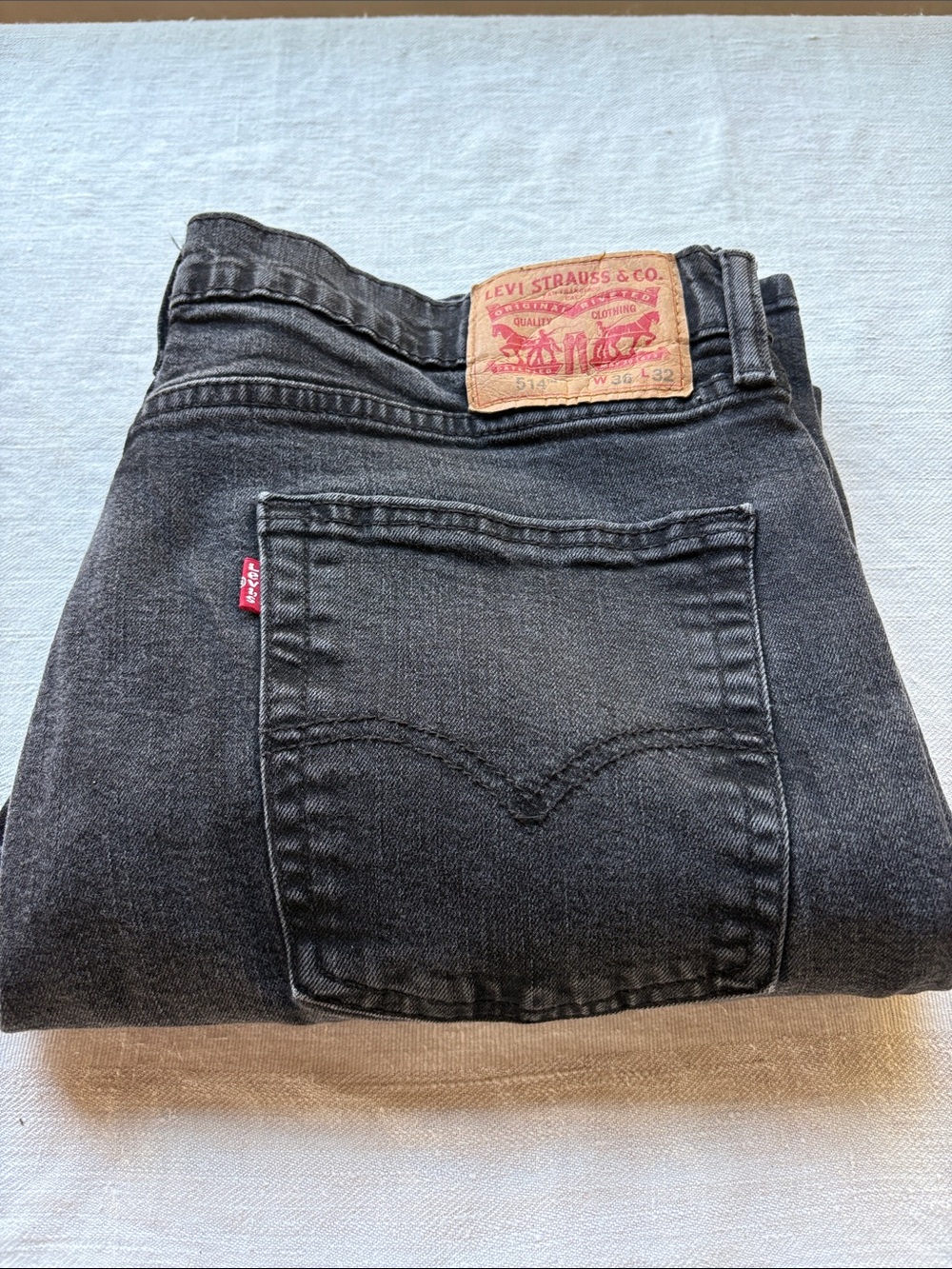 Men’s Black 514 Levi Jeans